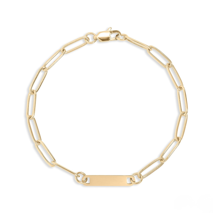 NameLink™ – Custom Engravable Bar Bracelet