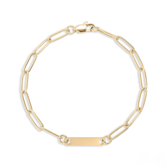 NameLink™ – Custom Engravable Bar Bracelet