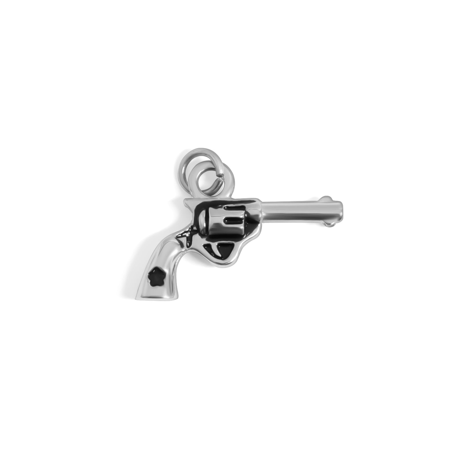 RebelCharm™ – Revolver Pendant in Gold & Silver | Bold Western-Style Charm by Nemosn