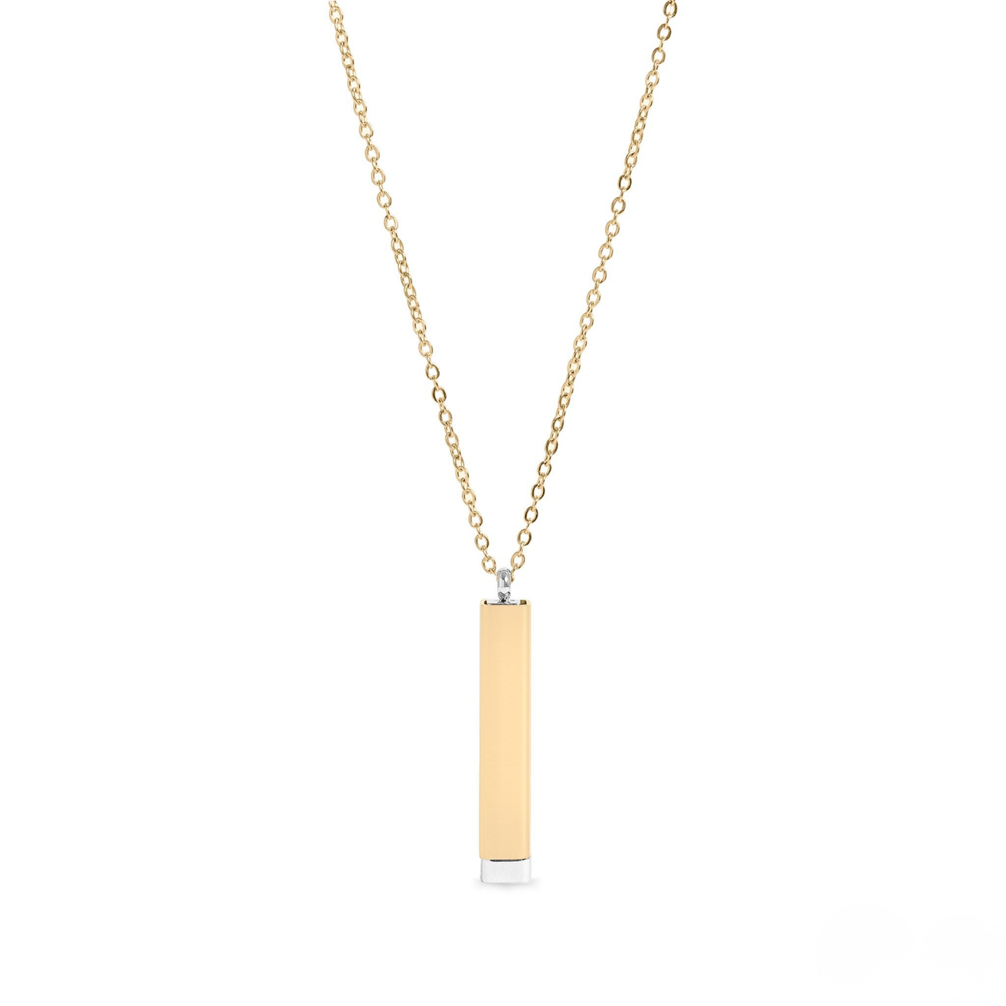GoldenWhisper™ – Hidden Message Engravable Necklace