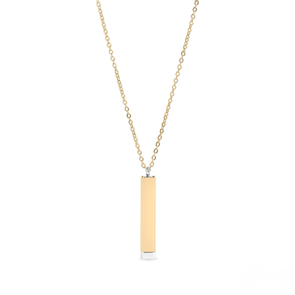 GoldenWhisper™ – Hidden Message Engravable Necklace