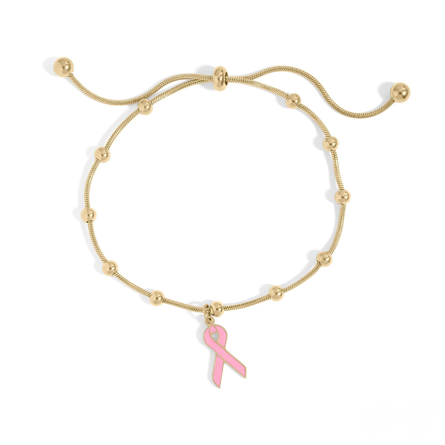 HopeBond™ Awareness Ribbon Adjustable Bracelet – Support, Strength & Solidarity (Gold & Silver Options)
