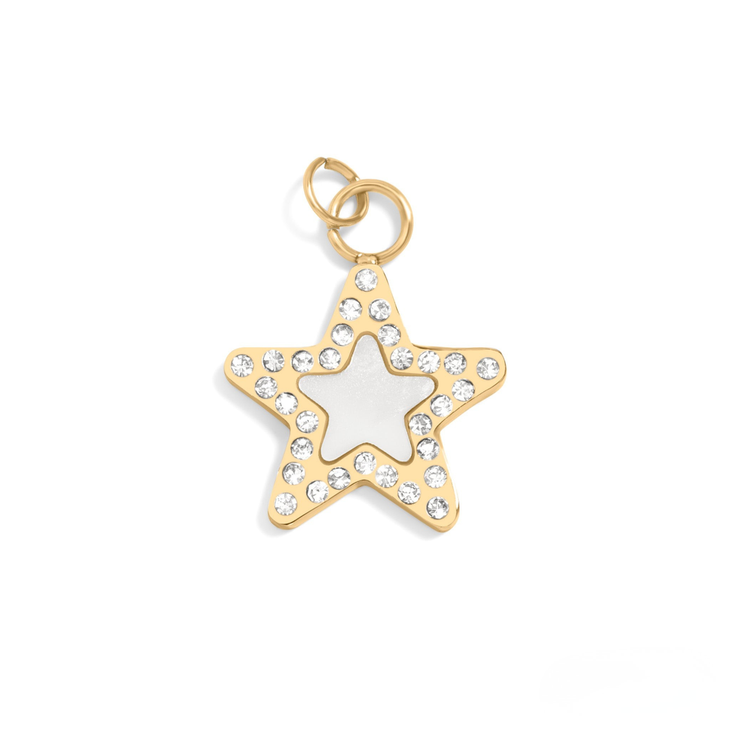 StarLuxe™ – Crystal Star Pendant in Gold & Silver | Sparkling Celestial Charm Necklace by Nemosn