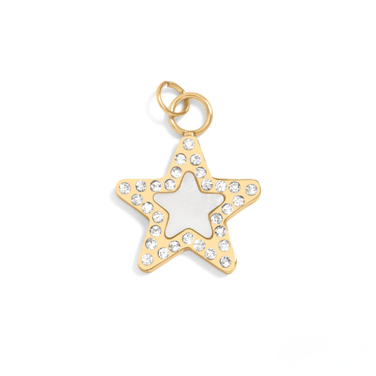 StarLuxe™ – Crystal Star Pendant in Gold & Silver | Sparkling Celestial Charm Necklace by Nemosn
