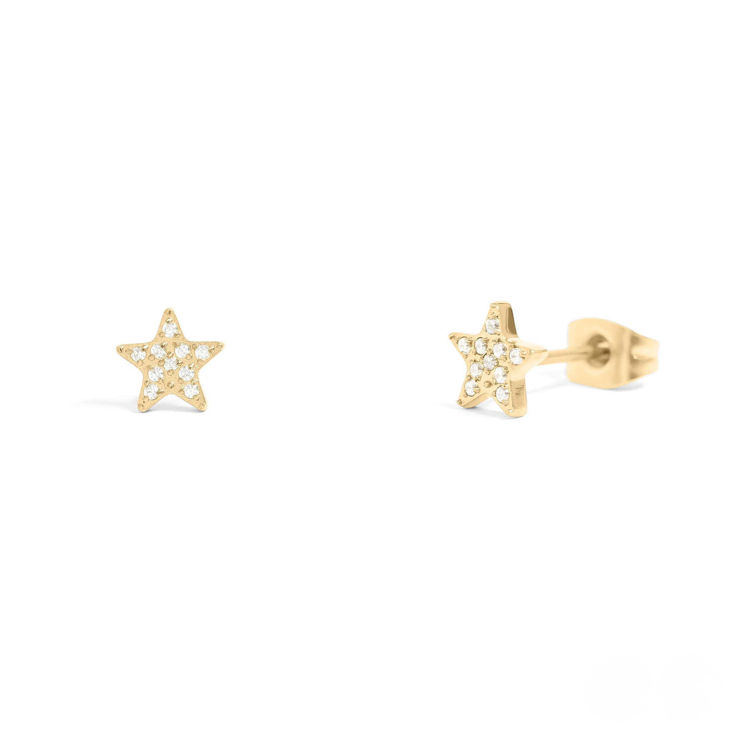 StarGleam™ Crystal Star Stud Earrings – 18K Gold & Silver Plated Dainty Sparkle Jewelry for Women | Nemosn™ Celestial-Inspired Collection