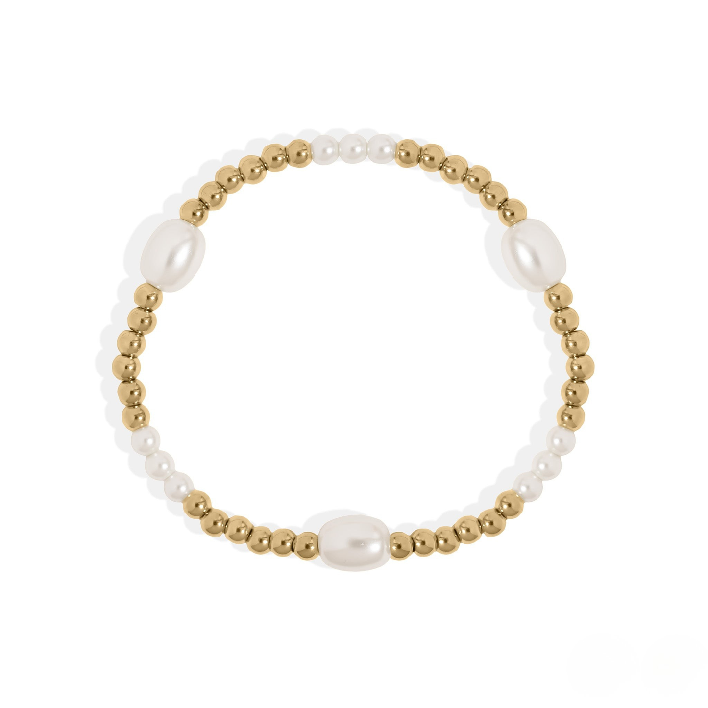 LumiPearl™ Polished Pearl Accent Bracelet – Delicate Minimalist Luxury (Gold & Silver Options)
