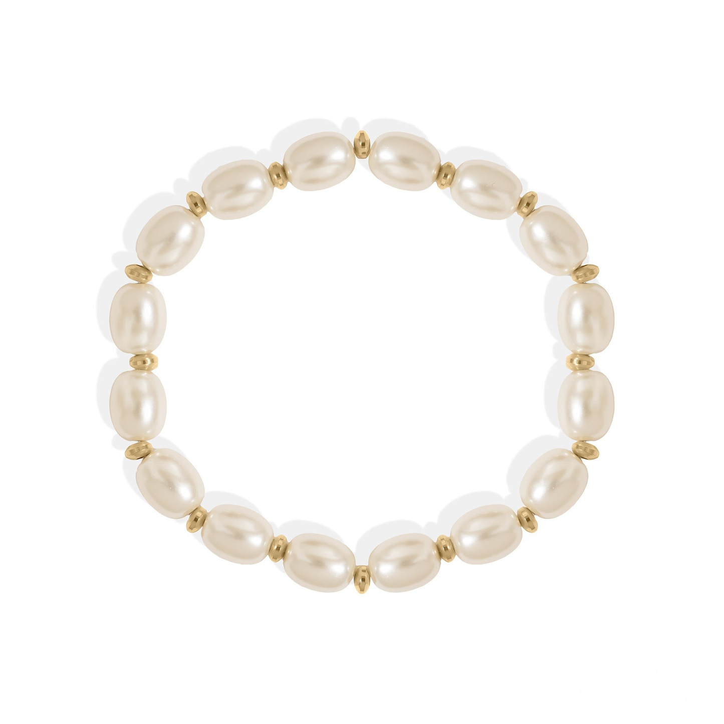 PearlEase™ Smooth Oval Pearl Bracelet – Effortless Everyday Elegance (Gold & Silver Options)