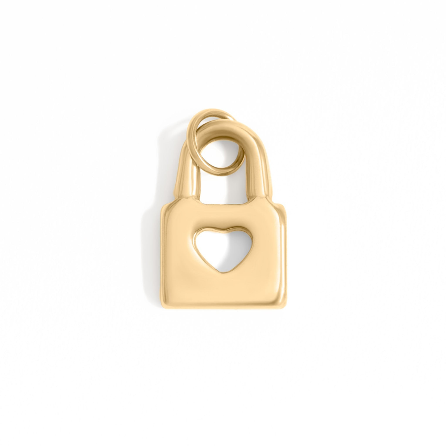 HeartLock™ Pendant in 18K Gold or Silver Finish – Minimalist Heart Padlock Charm for Necklace or Bracelet by NEMOSN