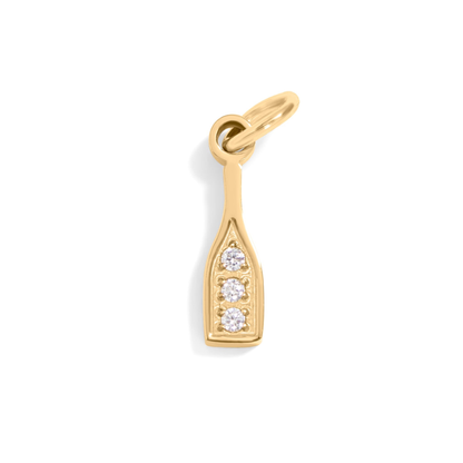 BubblyCharm™ – Champagne Bottle Pendant in Gold & Silver | Sparkling Celebration Charm by Nemosn