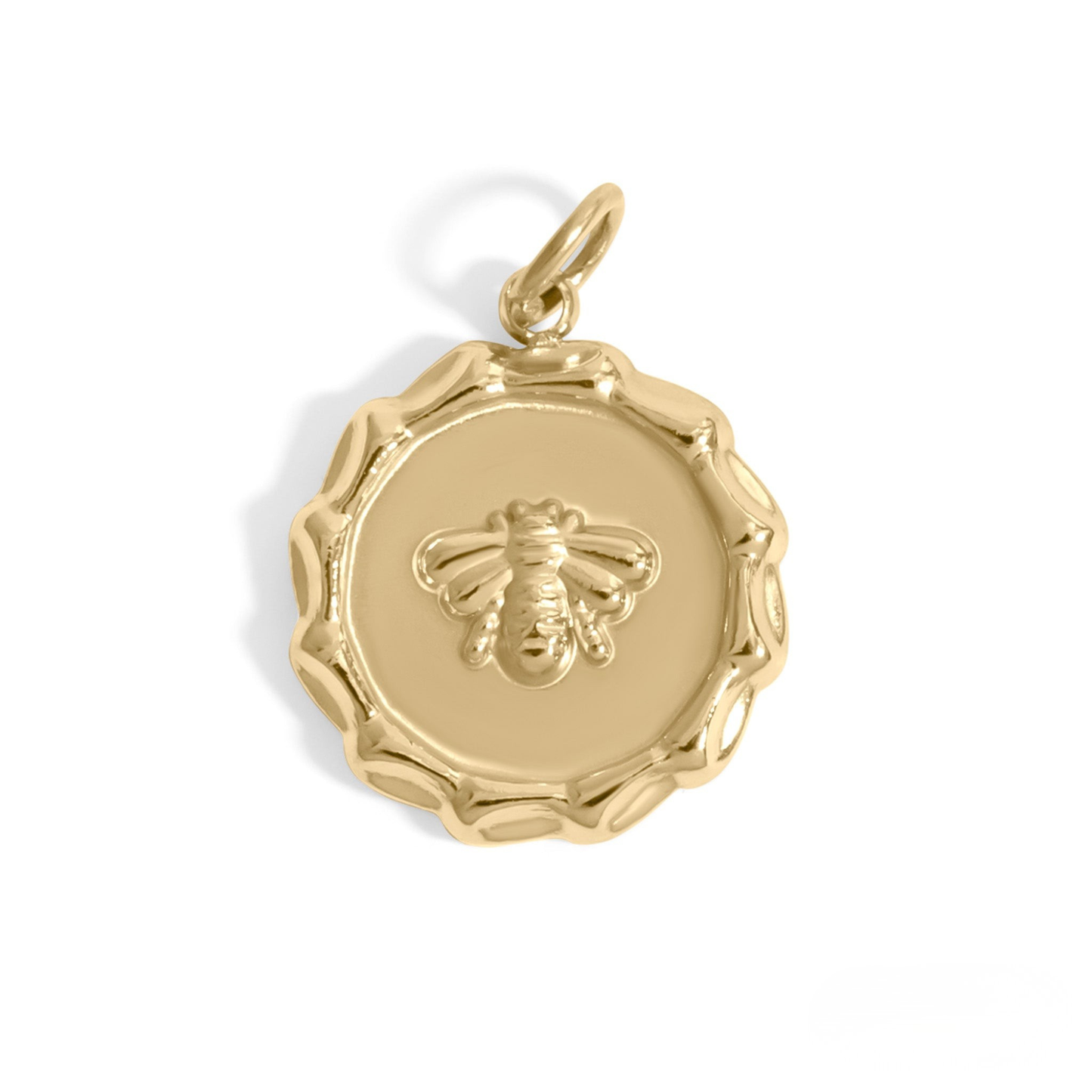 BeeLume™ – Honeybee Pendant in 18K Gold & Silver Finish