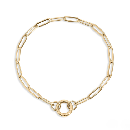Linko™ Modern Paperclip Chain Bracelet – Minimal Chic Everyday Style (Gold & Silver Options)