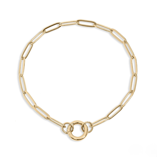 Linko™ Modern Paperclip Chain Bracelet – Minimal Chic Everyday Style (Gold & Silver Options)