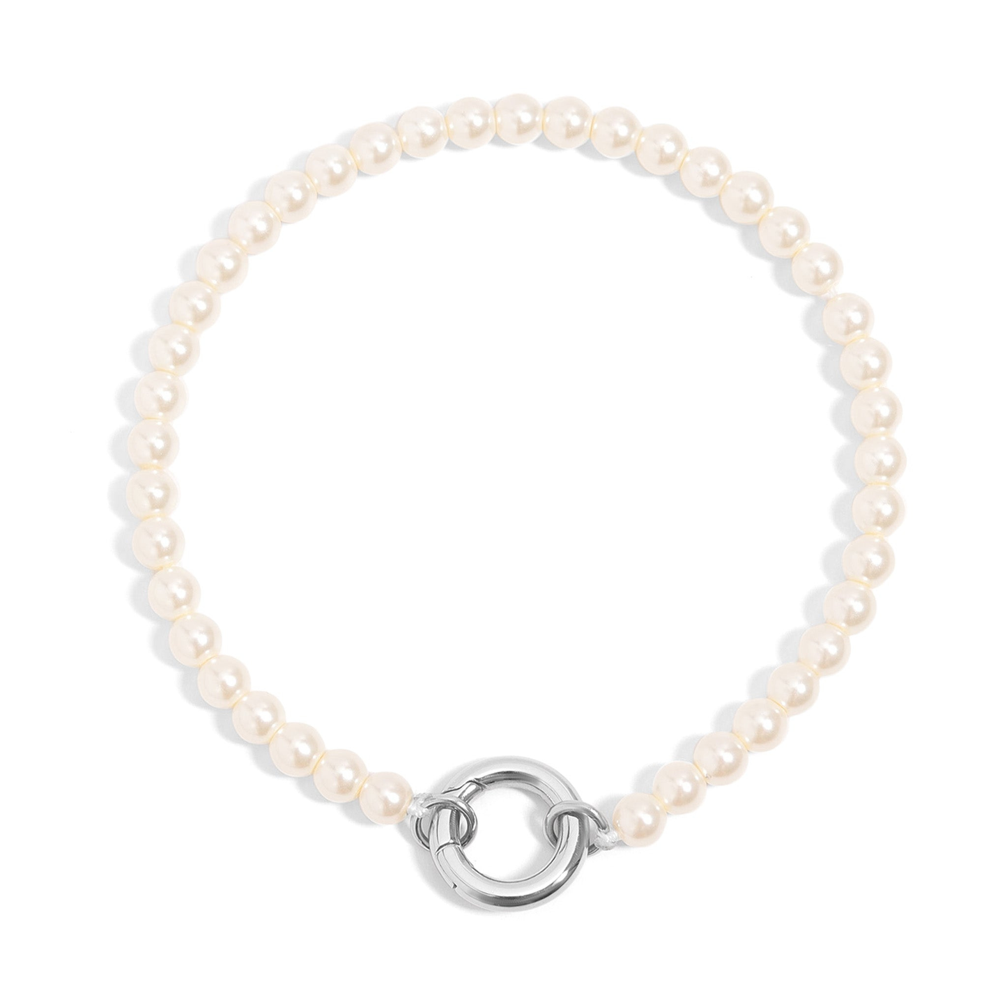 PearlLink™ Classic Pearl Beaded Bracelet with Modern Clasp – Available in Gold & Silver | Nemosn™ Timeless Elegance Collection