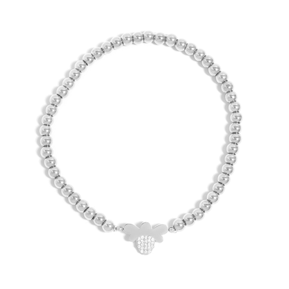 HoneyGleam™ Bee Charm Beaded Bracelet – Gold & Silver Dainty Bracelet | Everyday Wear Jewelry Gift for Her