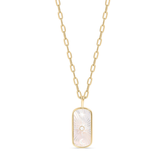 NovaCharm™ Celestial Pendant Necklace – Star & Moon, Sunburst, and Evil Eye Designs in 18K Gold | Nemosn™ Radiance Collection