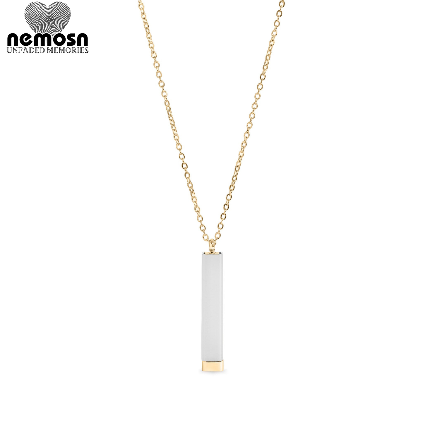 GoldenWhisper™ – Hidden Message Engravable Necklace