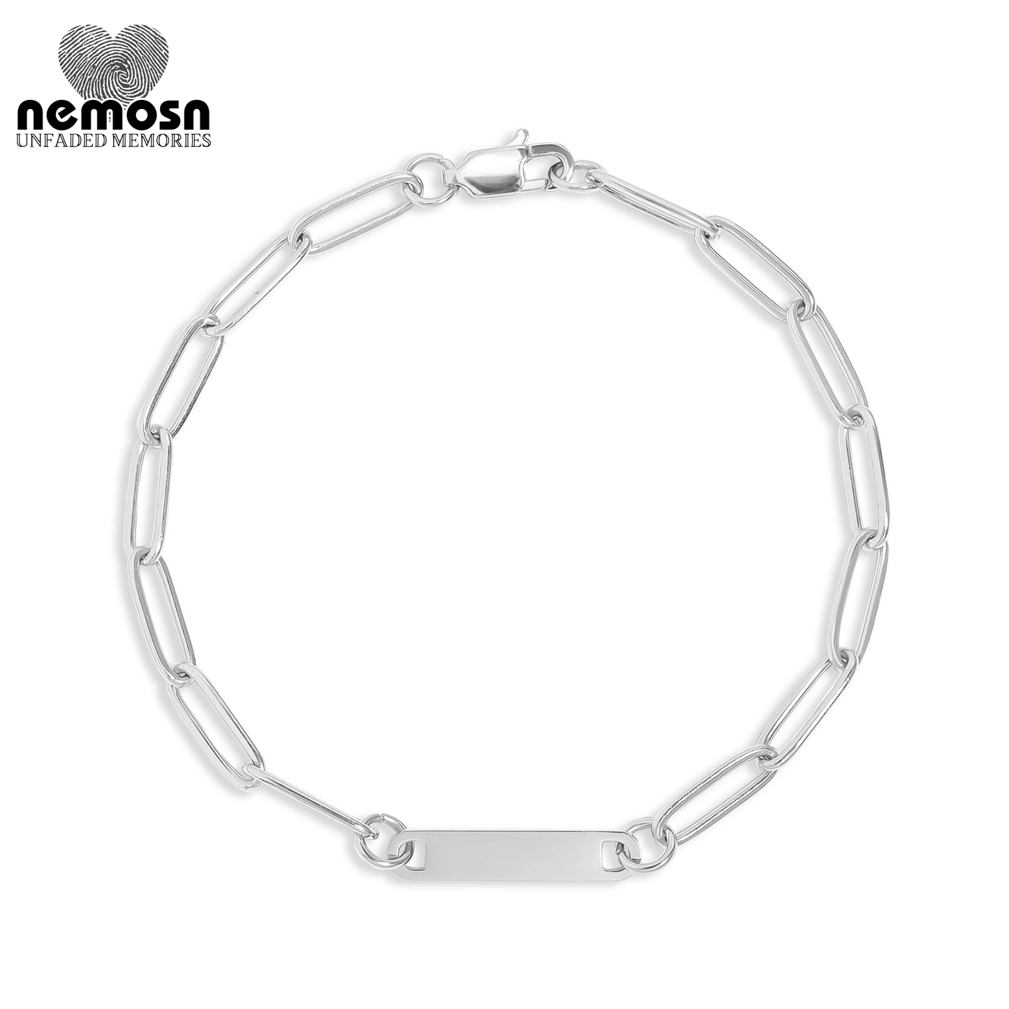 NameLink™ – Custom Engravable Bar Bracelet