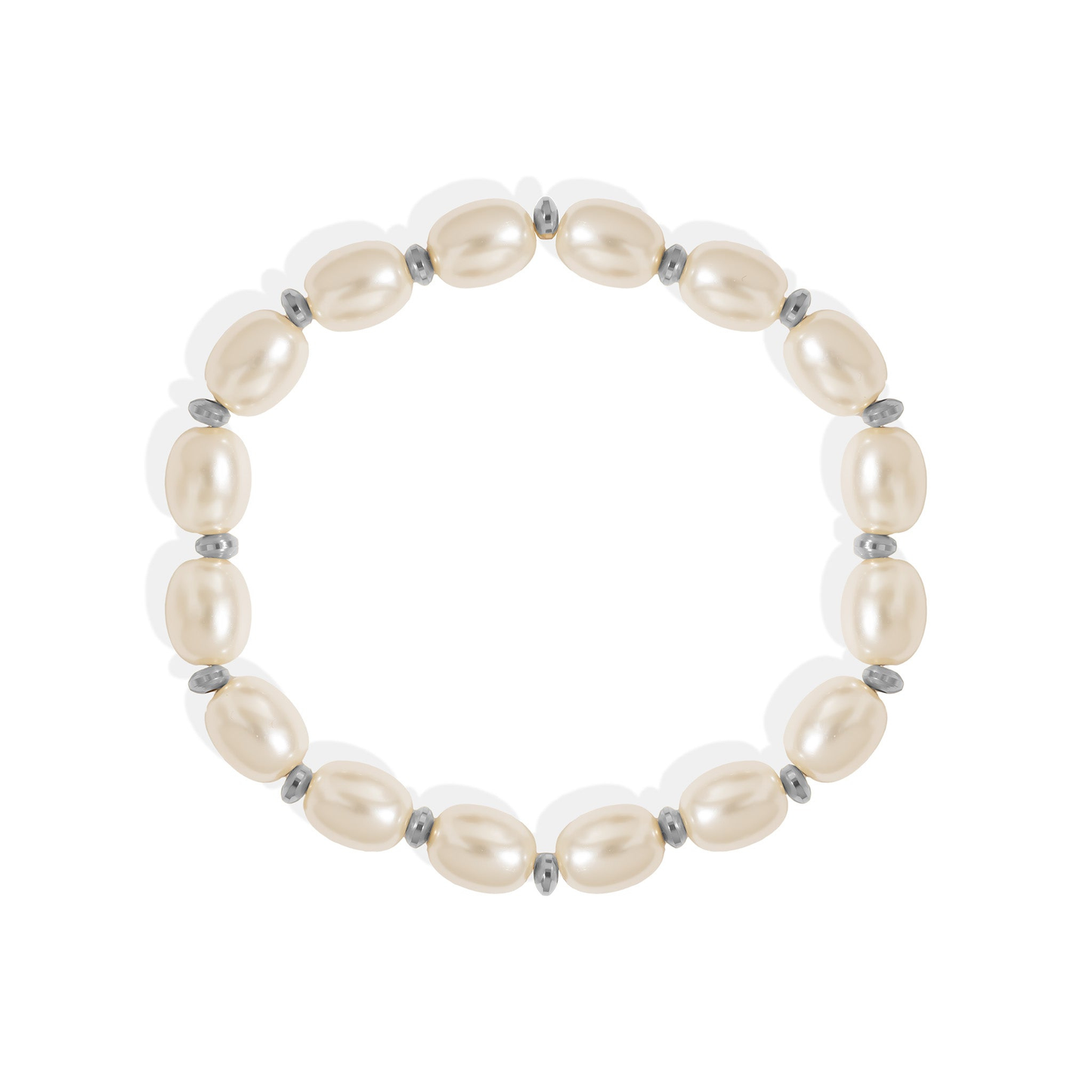 PearlEase™ Smooth Oval Pearl Bracelet – Effortless Everyday Elegance (Gold & Silver Options)