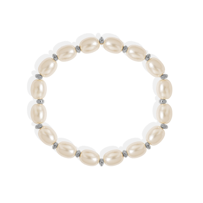 PearlEase™ Smooth Oval Pearl Bracelet – Effortless Everyday Elegance (Gold & Silver Options)