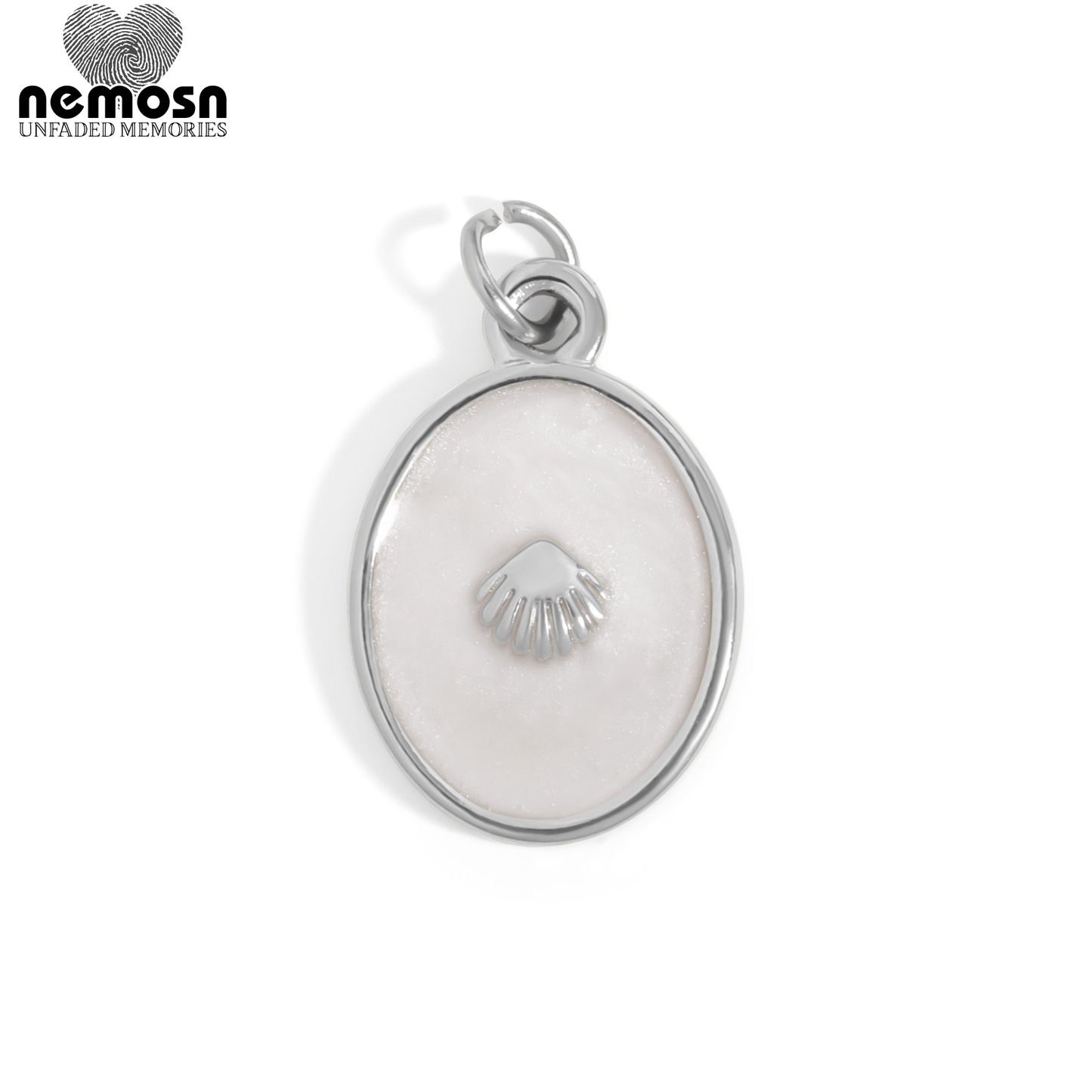 ShellGlow™ – Mother of Pearl Sea Shell Charm Pendant in Gold & Silver