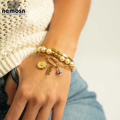 BeeLume™ – Honeybee Pendant in 18K Gold & Silver Finish