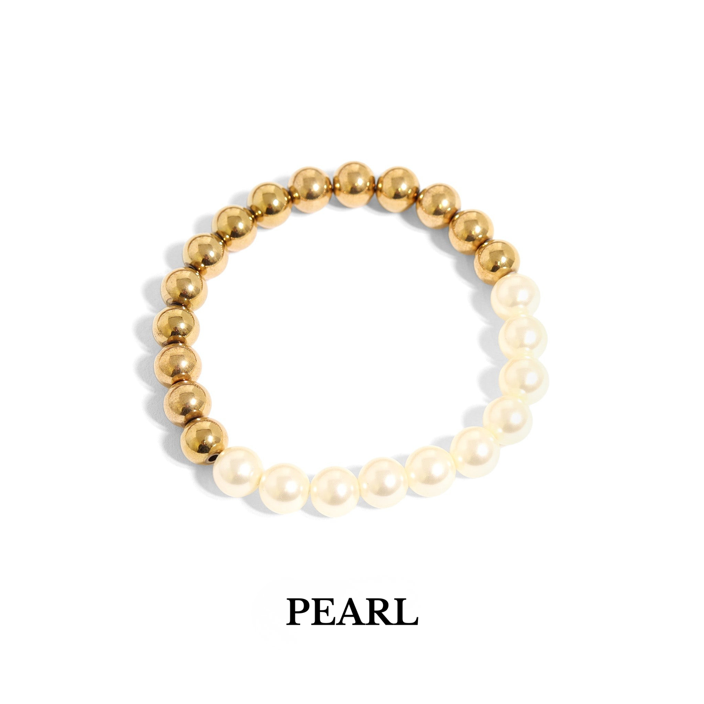 DualAura™ Gemstone Harmony Bracelet – Available in Gold & Silver with Turquoise, Howlite, Onyx & Pearl | Nemosn™ Balance & Energy Jewelry