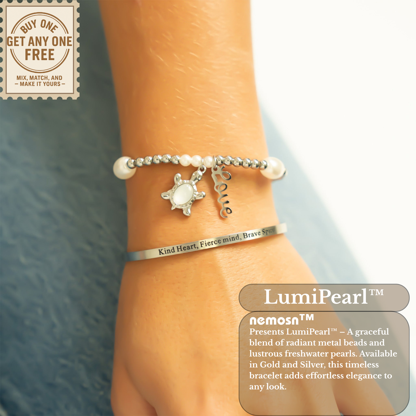LumiPearl™ Polished Pearl Accent Bracelet – Delicate Minimalist Luxury (Gold & Silver Options)