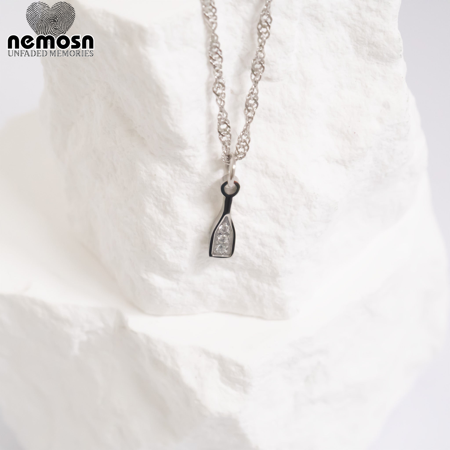 BubblyCharm™ – Champagne Bottle Pendant in Gold & Silver | Sparkling Celebration Charm by Nemosn