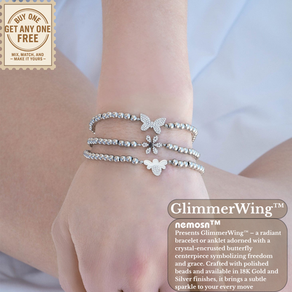 HoneyGleam™ Bee Charm Beaded Bracelet – Gold & Silver Dainty Bracelet | Everyday Wear Jewelry Gift for Her