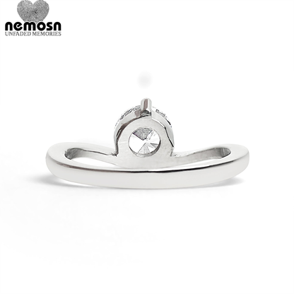 RadiLuxe™ — Modern Flat-Edge Solitaire Ring in Surgical Steel