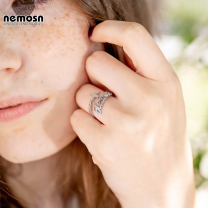 FaithLume™ — Blessed Cross Ring in Polished Gold & Silver