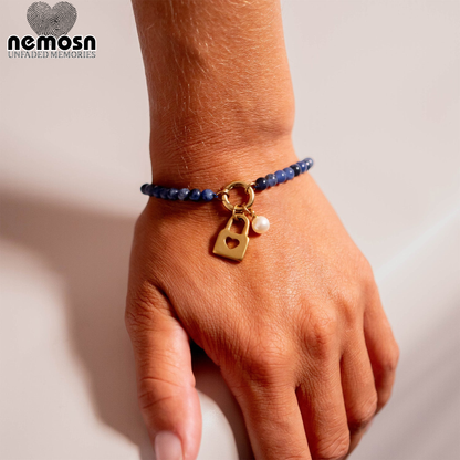 HeartLock™ Pendant in 18K Gold or Silver Finish – Minimalist Heart Padlock Charm for Necklace or Bracelet by NEMOSN