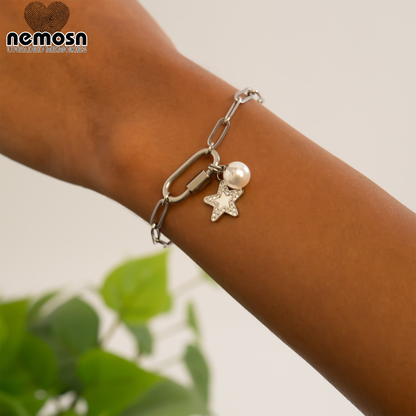 StarLuxe™ – Crystal Star Pendant in Gold & Silver | Sparkling Celestial Charm Necklace by Nemosn