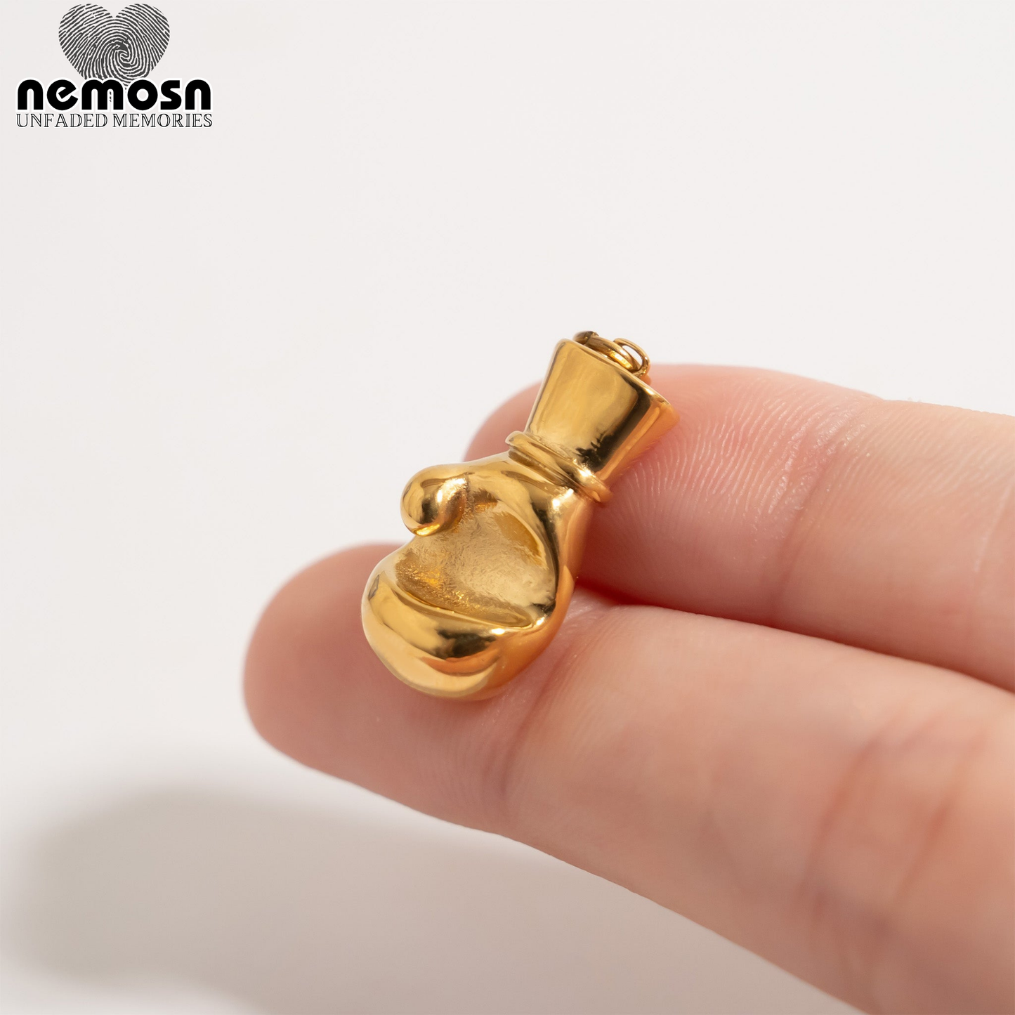 KnockOut™ – Boxing Glove Charm Pendant in Gold & Silver
