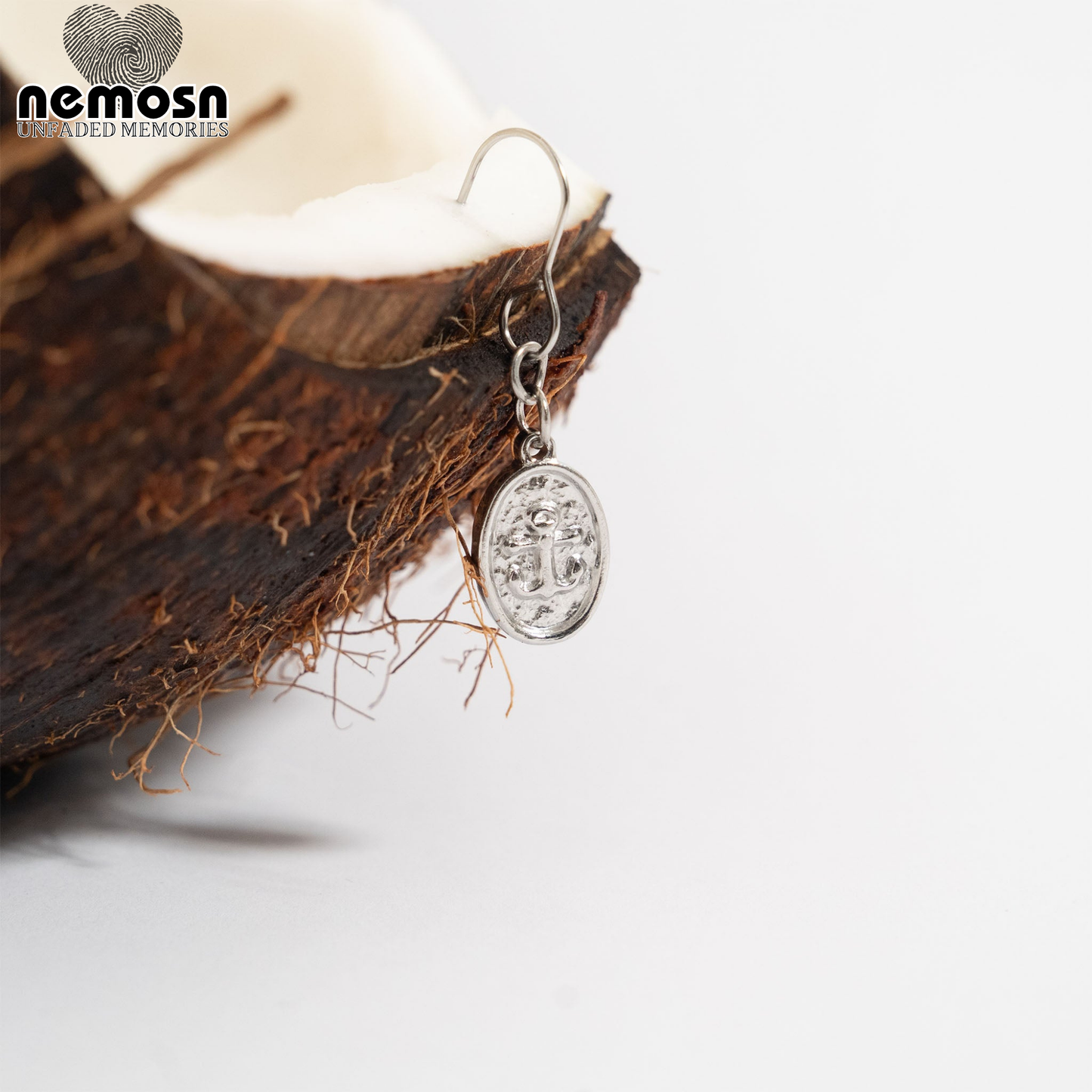 AnchorSoul™ – Textured Nautical Anchor Charm Pendant in Gold & Silver