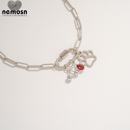 CherryGleam™ Pendant – 18K Gold & Silver Stainless Steel Double Cherry Charm | Playful, Minimalist & Symbolic Jewelry by Nemosn