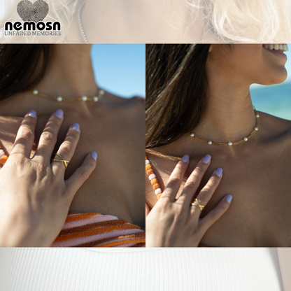CrossLume™ — Modern Crossover Ring in Polished Gold & Silver