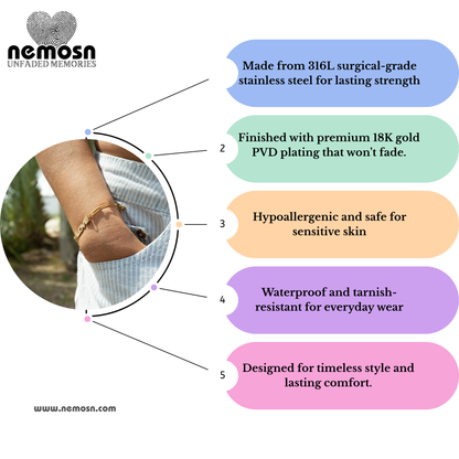 NameLink™ – Custom Engravable Bar Bracelet
