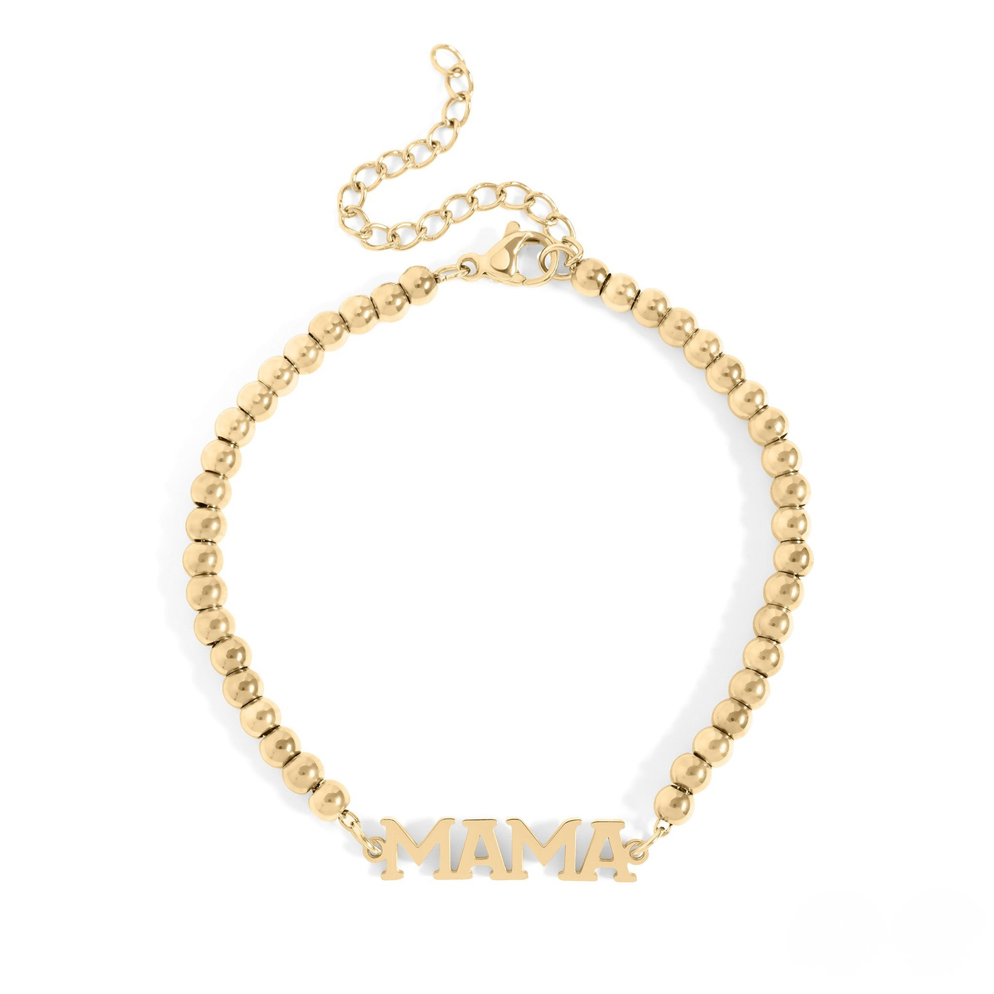 NEMOSN™ Personalized Name Bead Bracelet – Mama Edition