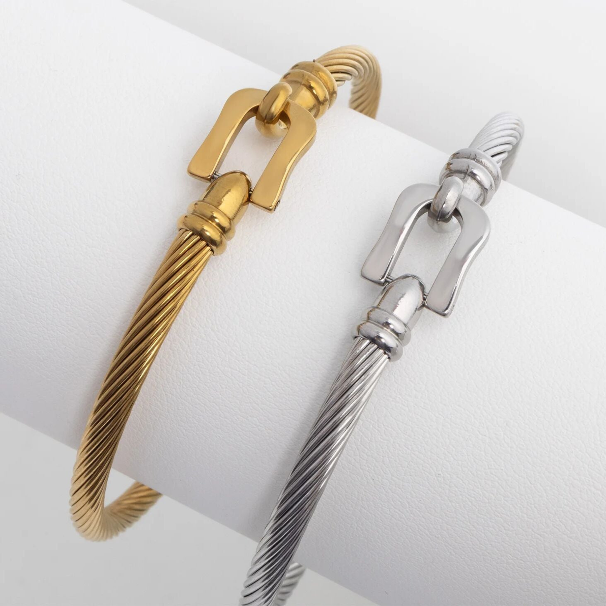 Modern open cuff bracelet for women