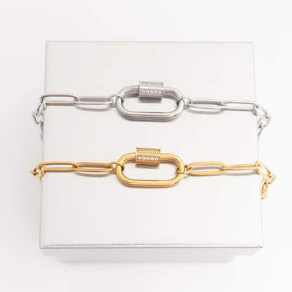 Modern statement chain necklace for women