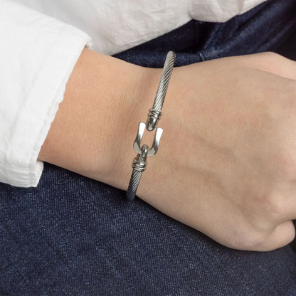 Modern open cuff bracelet for women