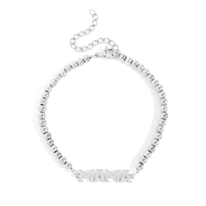 NEMOSN™ Personalized Name Bead Bracelet – Mama Edition
